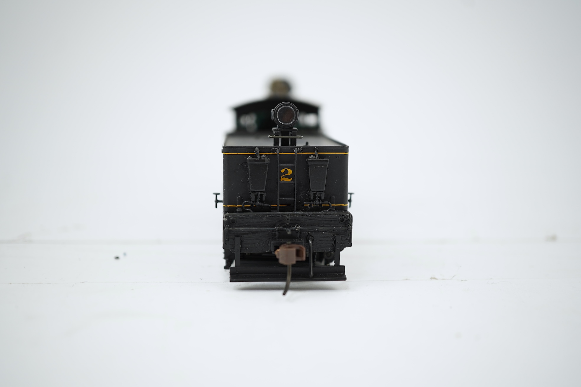 A boxed HO gauge Spectrum by Bachmann (84703) model of Ely-Thomas Lumber Co., 80-ton Three-Truck Shay, 2, tender locomotive, powered for two rail operation.